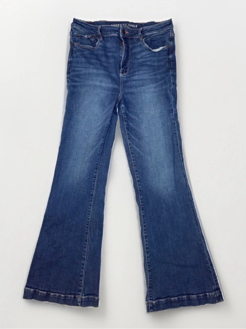 American Eagle Outfitters Women’s Blue Flared Jeans size 12